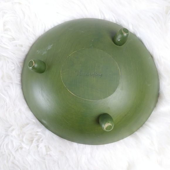 Woodcraftery wooden bowls spoon hand painted set - Picture 7 of 11